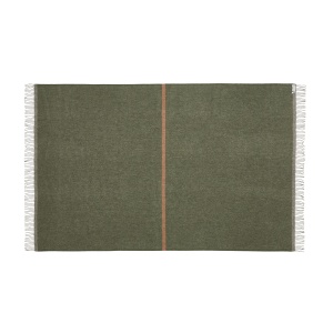groen-met-grijs-wollen-deken groot 140x240cm